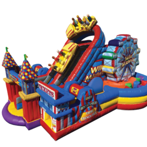 Wild Midway Bouncy House from IJump Entertainment. Rental party equipment for party rentals